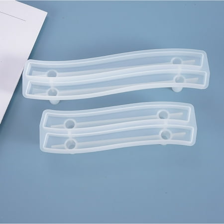 WAYAYA Silicone Cabinet Cupboard Handle Resin Casting Mold Fruit Tray Epoxy Mould Craft DIY